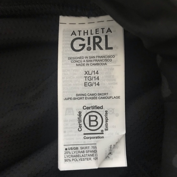 Athleta Girl Camo Swing Skort - Picture 7 of 7
